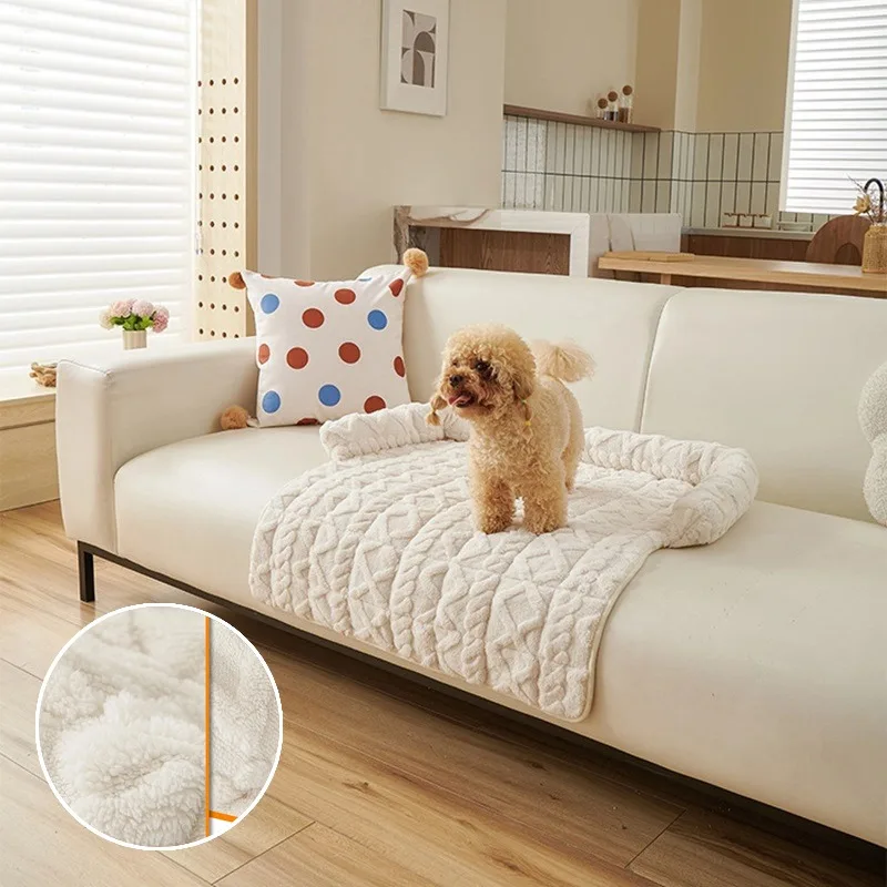 1 قطعة الشتاء الدافئة غطاء مقعد أريكة الكلب لينة رشاقته أفخم القطط الكلاب الأريكة حصيرة الحيوانات الأليفة الصغيرة منصات السرير دائم بطانية السفر داخلي البساط