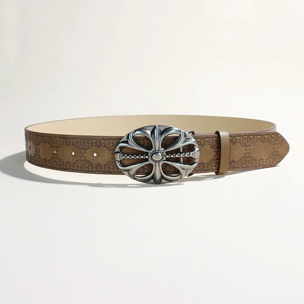 New Retro Men's Belt Bohemian Style Belt Fashion Personalized Belts For Men Women Punk Rock Y2K Belt，Pair with pants and jeans - view 3