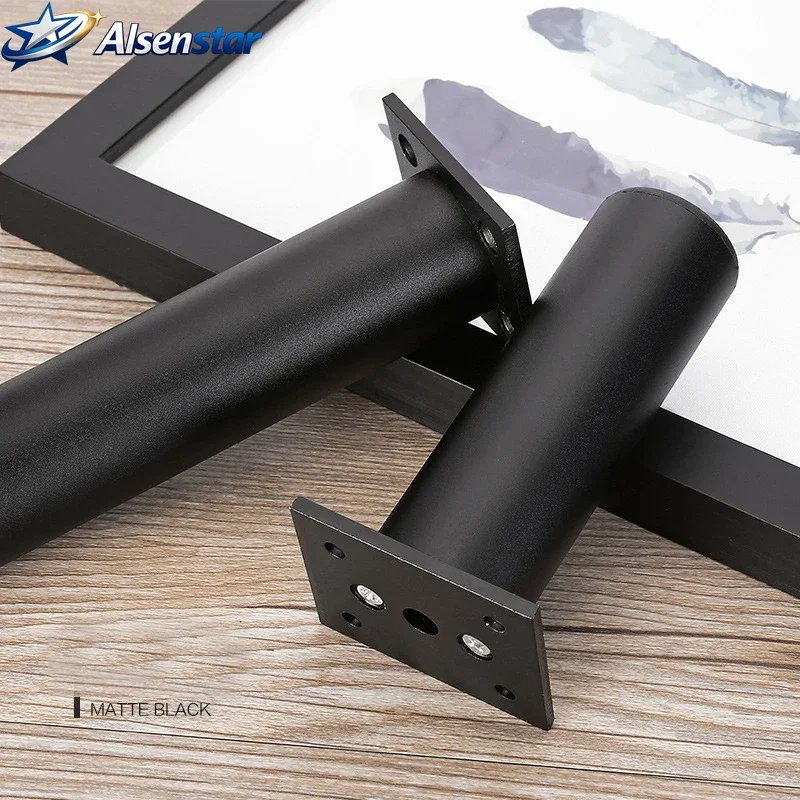 4pcs-h6-30cm-adjustable-furniture-replacement-legs-aluminum-alloy-support-feet-cabinet-sofa-tv-cabinet-legs-silver-black