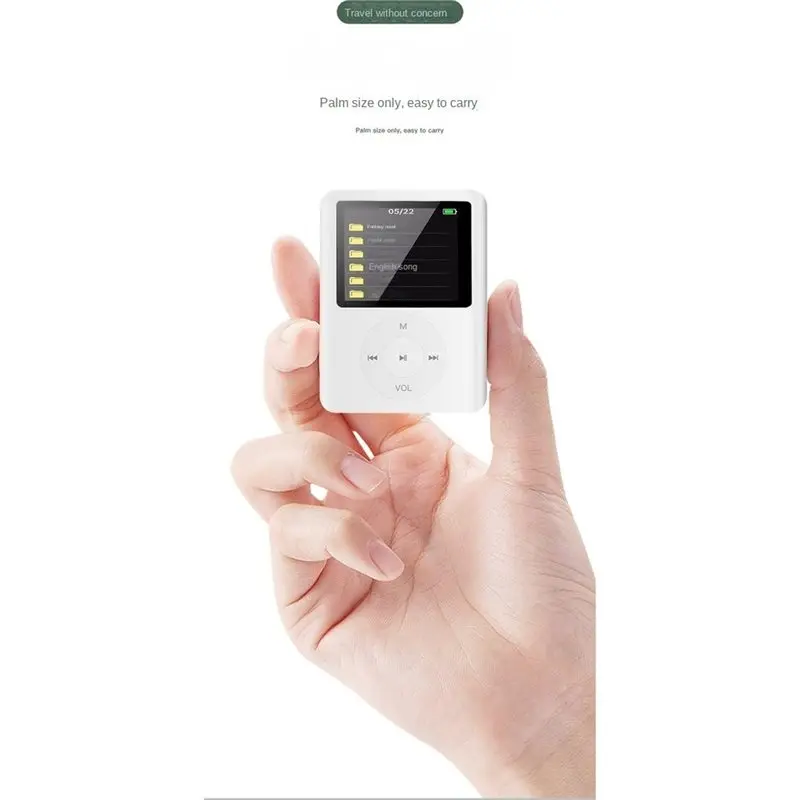MP3 Player Rechargeable Portable 64GB E-Book Function, Portable Digital Music Player For Kids& Adults