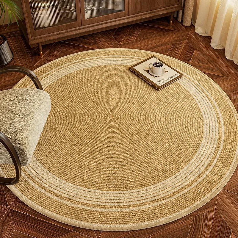 

Round Large Area Carpet Living Room Non Slip Coffee Table Carpets Bedroom Swivel Chair Rug Home Decoration Mats Alfombra Redonda
