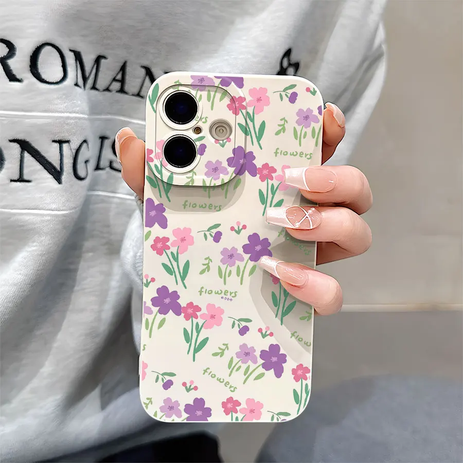 Purple Flowers Patt…