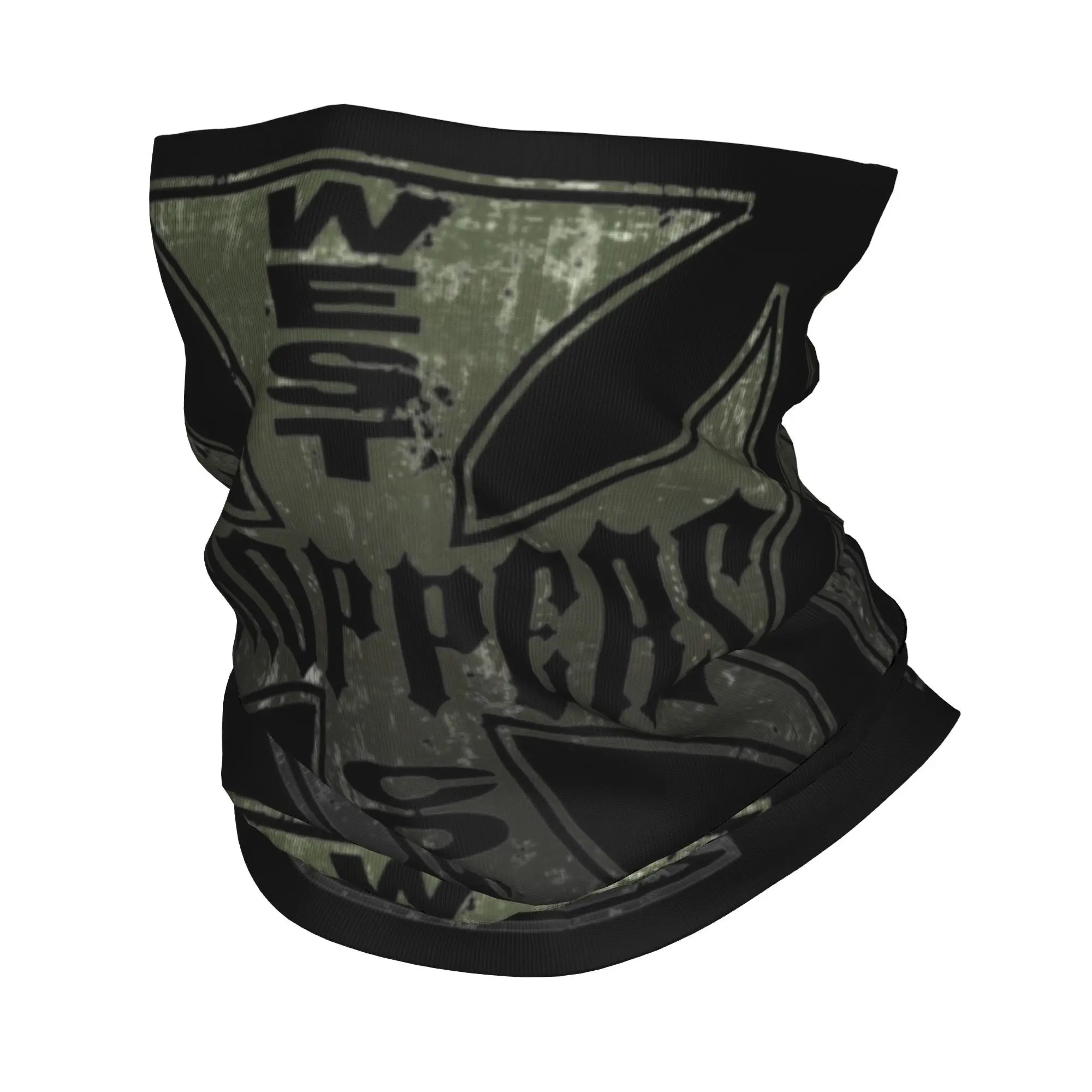 Custom Coast Iron Cross Bandana Neck Gaiter for Ski Running Men Women Wrap Scarf  Headband Warmer
