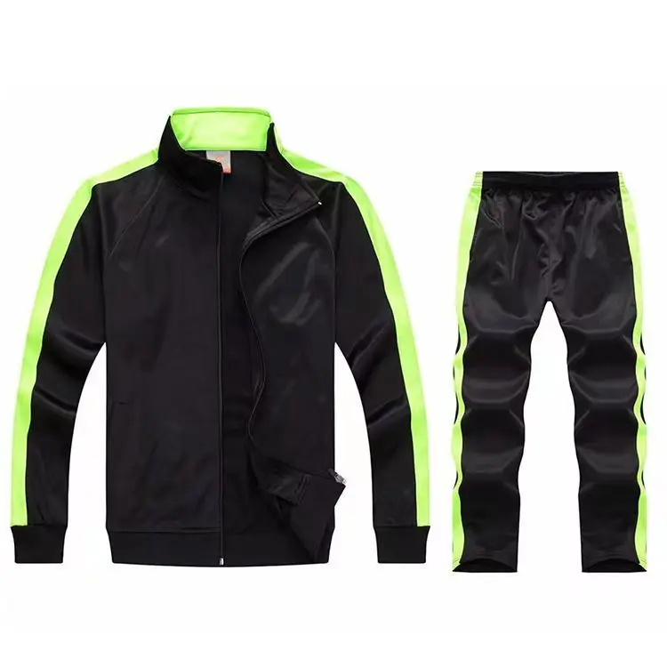 2Pcs Set Men\'s Sweatsuit Sportswear Tracksuit Men Jacket and Pants Sets Training Suit Autumn Winter Spring Sporting Track Suit