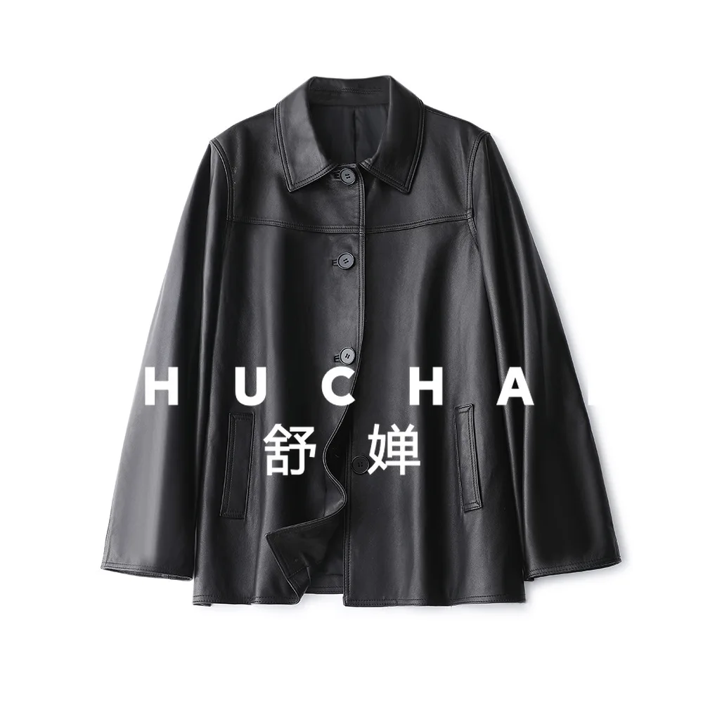 Женская куртка из овчины в стиле Old Money