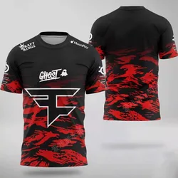 2024 Customized Name for New Esports Game Enthusiasts: Faze Team CSGO Knife Tower Competition Summer Men's and Women's T-shirts