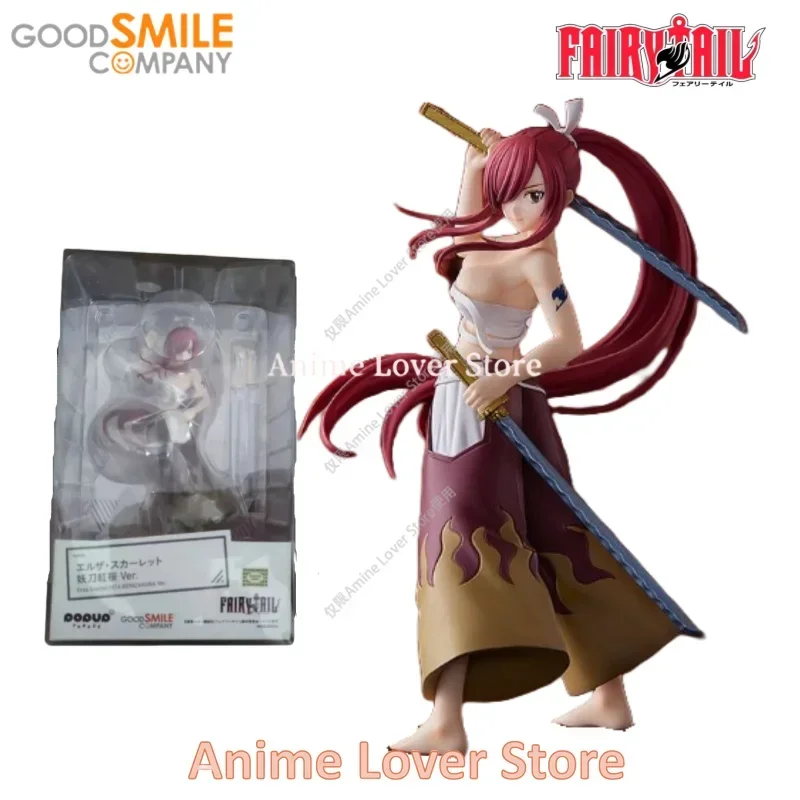 Original Good Smile GSC POP UP FAIRY TAIL Lucy Heartfilia Erza Scarlet Action Figures Collectible Model Ornaments