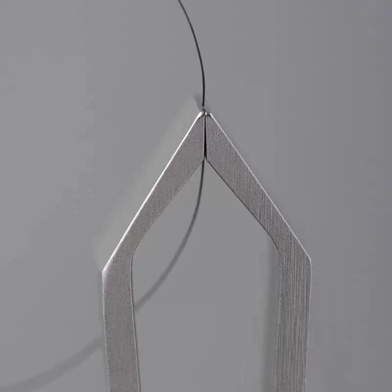 Verdikte roestvrijstalen pincet Baard Wenkbrauw Ontharing Gezichtshaar Plukgereedschap Platte punt Ontwerp voor gemakkelijke grip Duurzaam