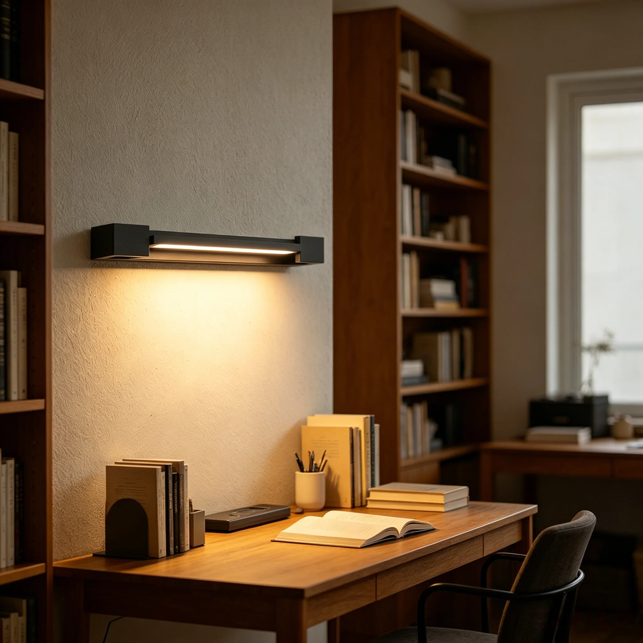 Latest Rotatable Adjustable LED Wall Lamp,IP65 Aluminum Long Strip Sconce for Bedroom Computer Room Villa Store Interior
