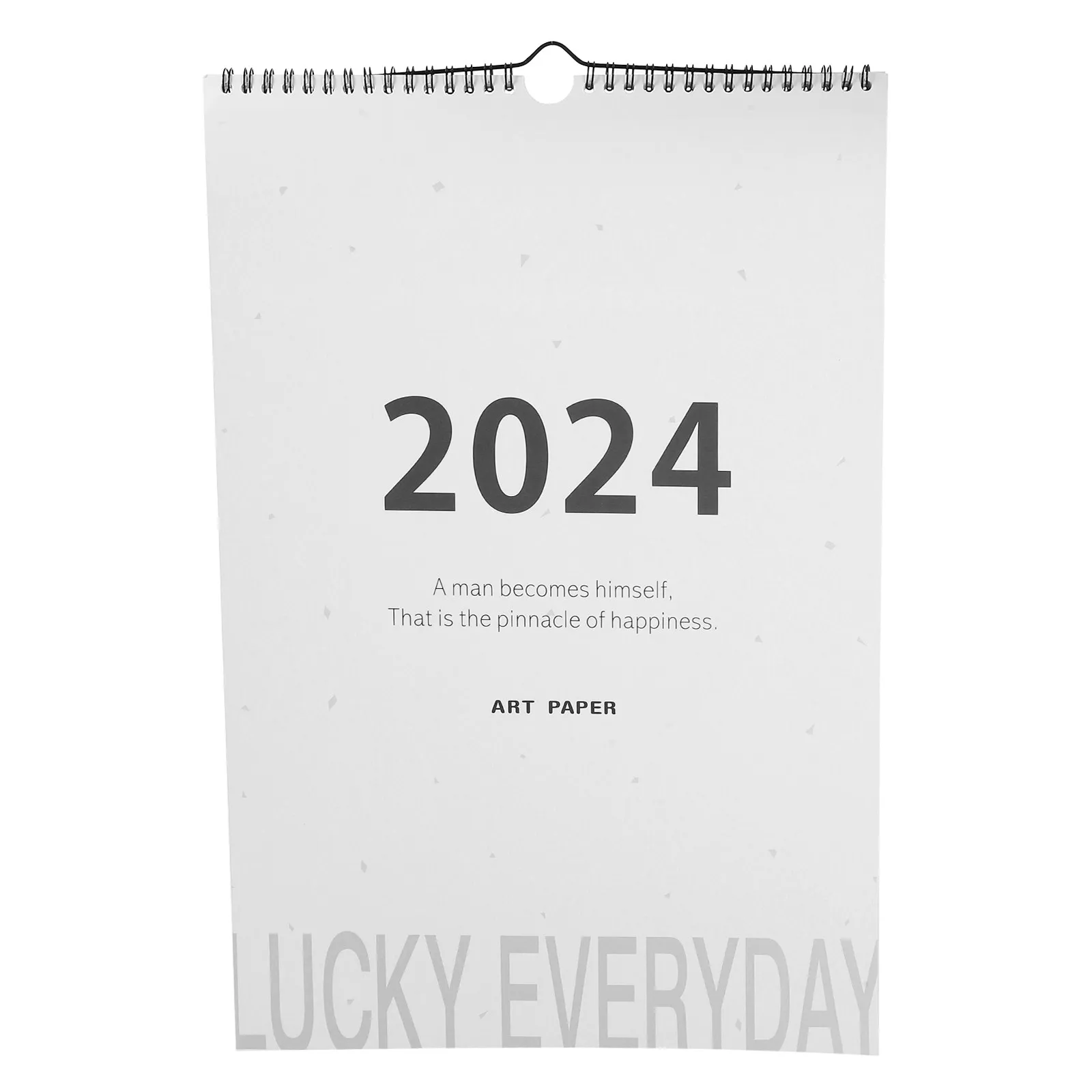 

Hanging Wall Calendar Monthly English Calendar Delicate Smooth Surface Clear Printed for Office Home Family Planning Daily Memo