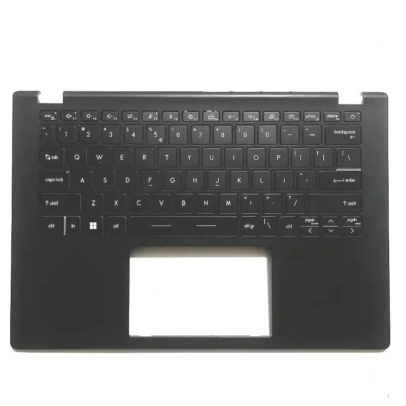 New Original For MSI Modern 14 C12M MS-14J1 MS-14J3 Laptop Upper Case Palmrest Cover Backlit keyboard