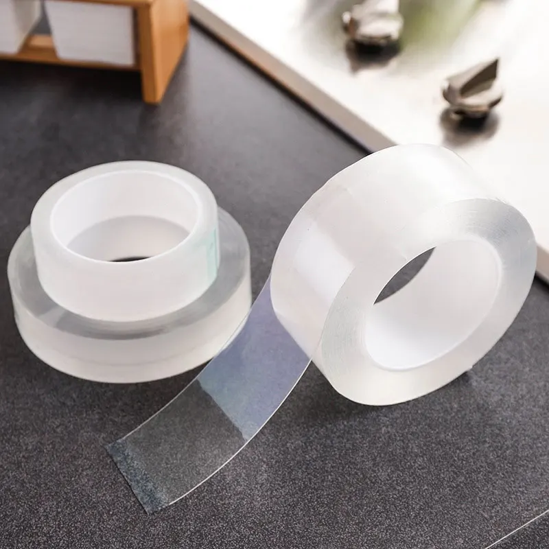 

1/2/3/5M Nano Tape Strong Double Sided Tape Multipurpose Transparent Waterproof Traceless Strip for Home Office DIY Projects