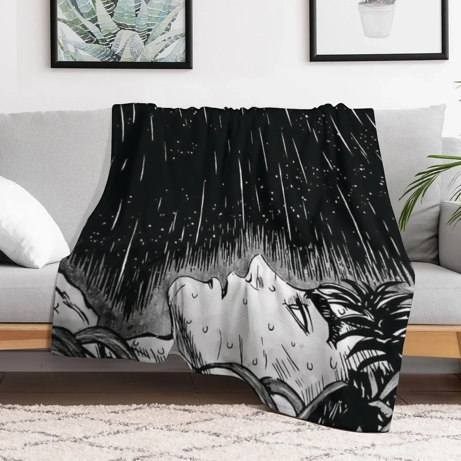 the black swordsman Throw Blanket Soft Sherpa Fleece Warm Blanket for Winter