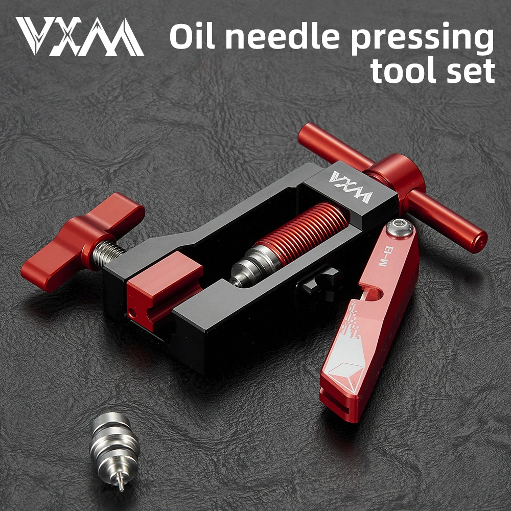 

VXM Bicycle Oil Brake Hydraulic Oil Needle Pressing Tool Set Five Wire Body Olive Head Oil Needle Pipe Cutting Installation Tool