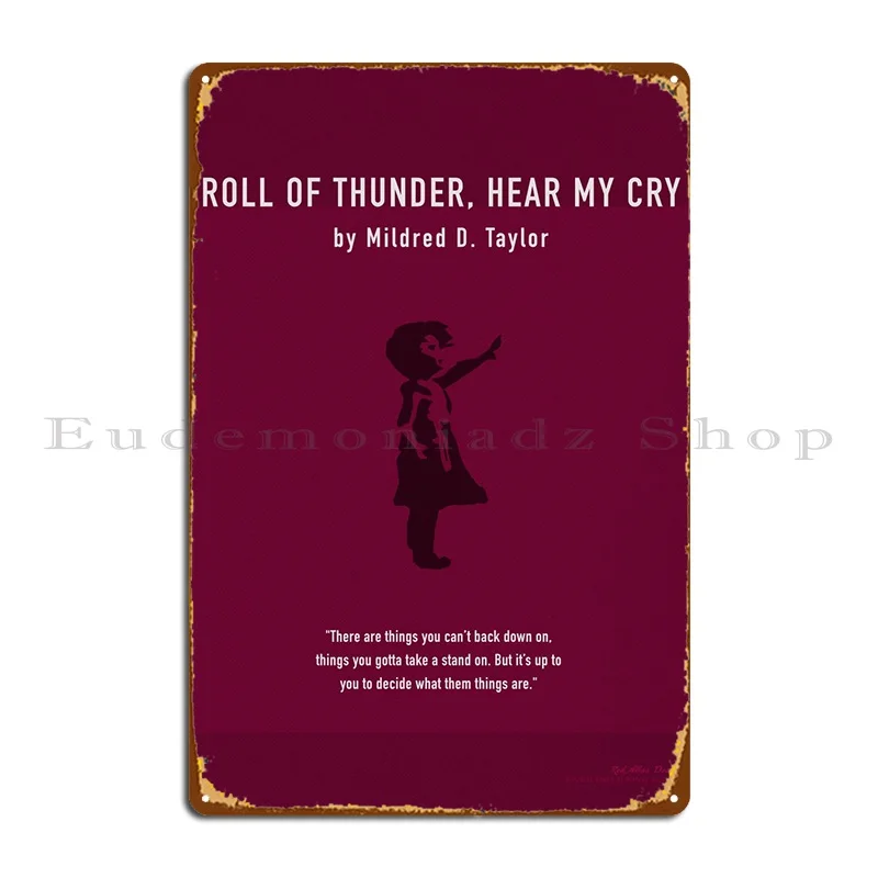 Roll Of Thunder Hear My Metal Sign Design Pub Wall Decor Print Wall Pub Tin Sign Poster