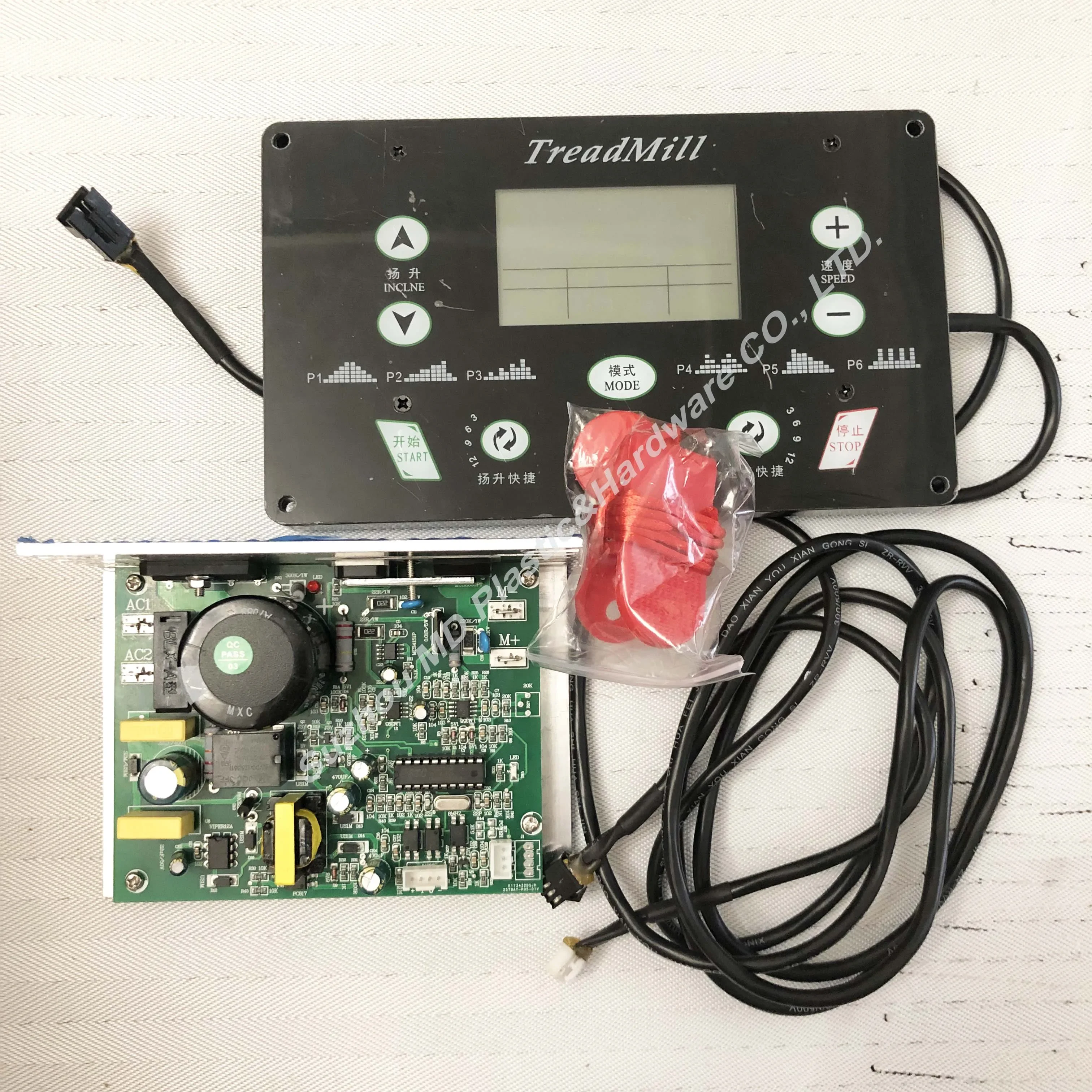 One Kit Included Universal Treadmill DC Motor Control 0 To 4 HP,touch Key Console Display,cables,safety Key,sensor