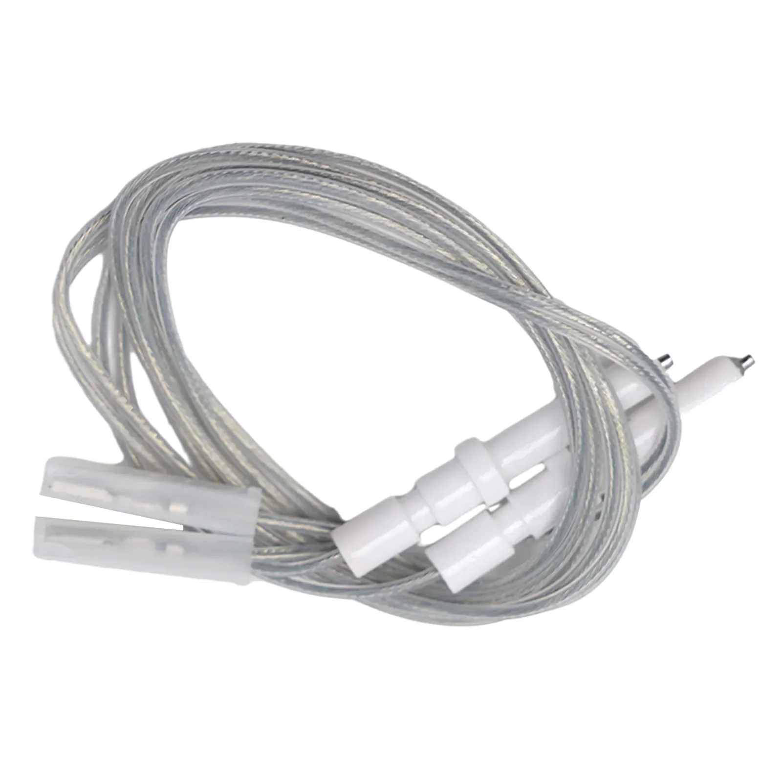 

2pcs 35/40/45mm Gas Cooktop Stoves Spare Igniter Electrode Spark Plugs 900mm Wire Ignitions Ceramic For Gas Cooker Replacement