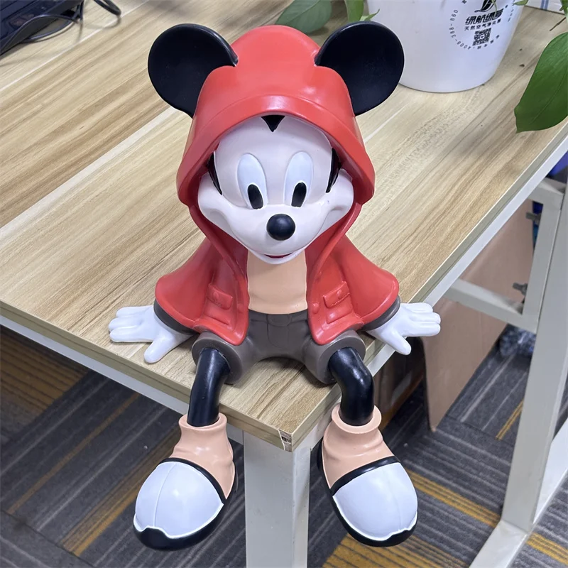 

30 см ветровка Микки сидячий орнамент гостиная ТВ-шкаф украшение вход фойе винный шкаф фигурка свет роскошь