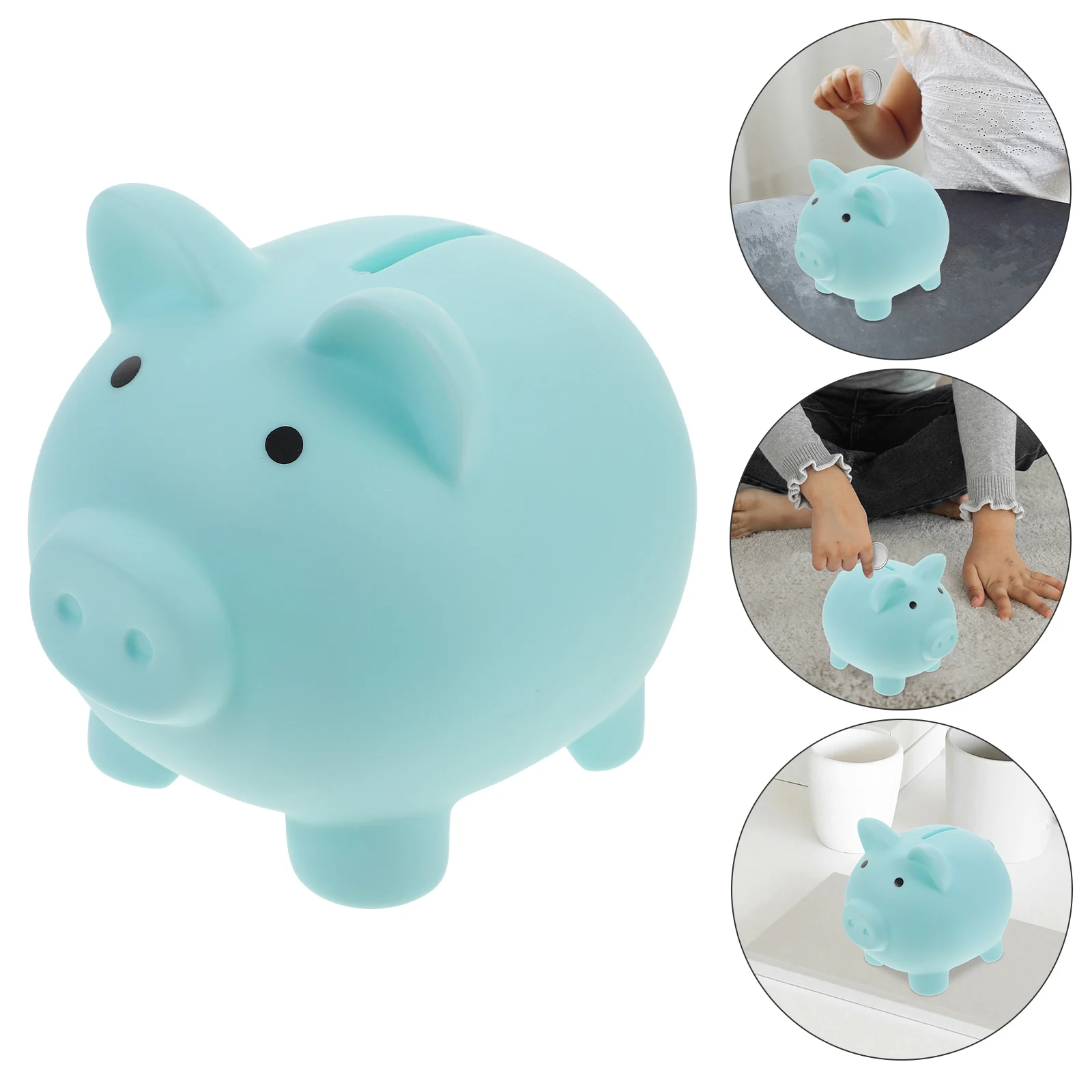 

Piggy Bank Girls Cute Money Boxes Saving Desktop Pvc Lovely Pot Cartoon Baby Boy Tins