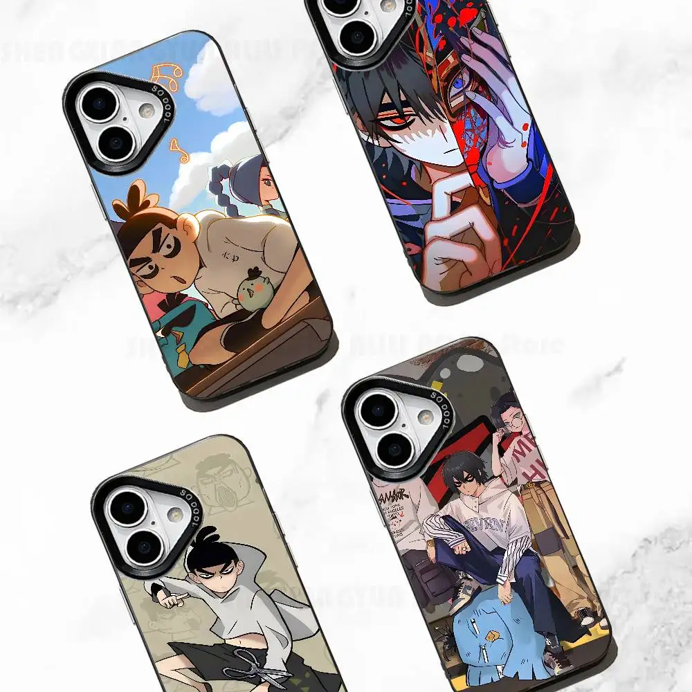 

S-Scissor S-Seven Case For IPhone 11 12 13 14 15 16 17 Pro Max XS X XR Cover