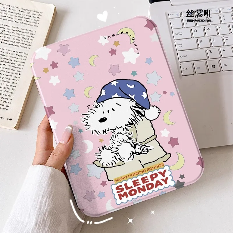 الكرتون سنوبي للطي مرآة لوضع مساحيق التجميل باب المنزل مكتب مزدوج الوجه متابعة الدائمة HD سطح المكتب سطح المكتب مرآة الفتيات هدية بالجملة