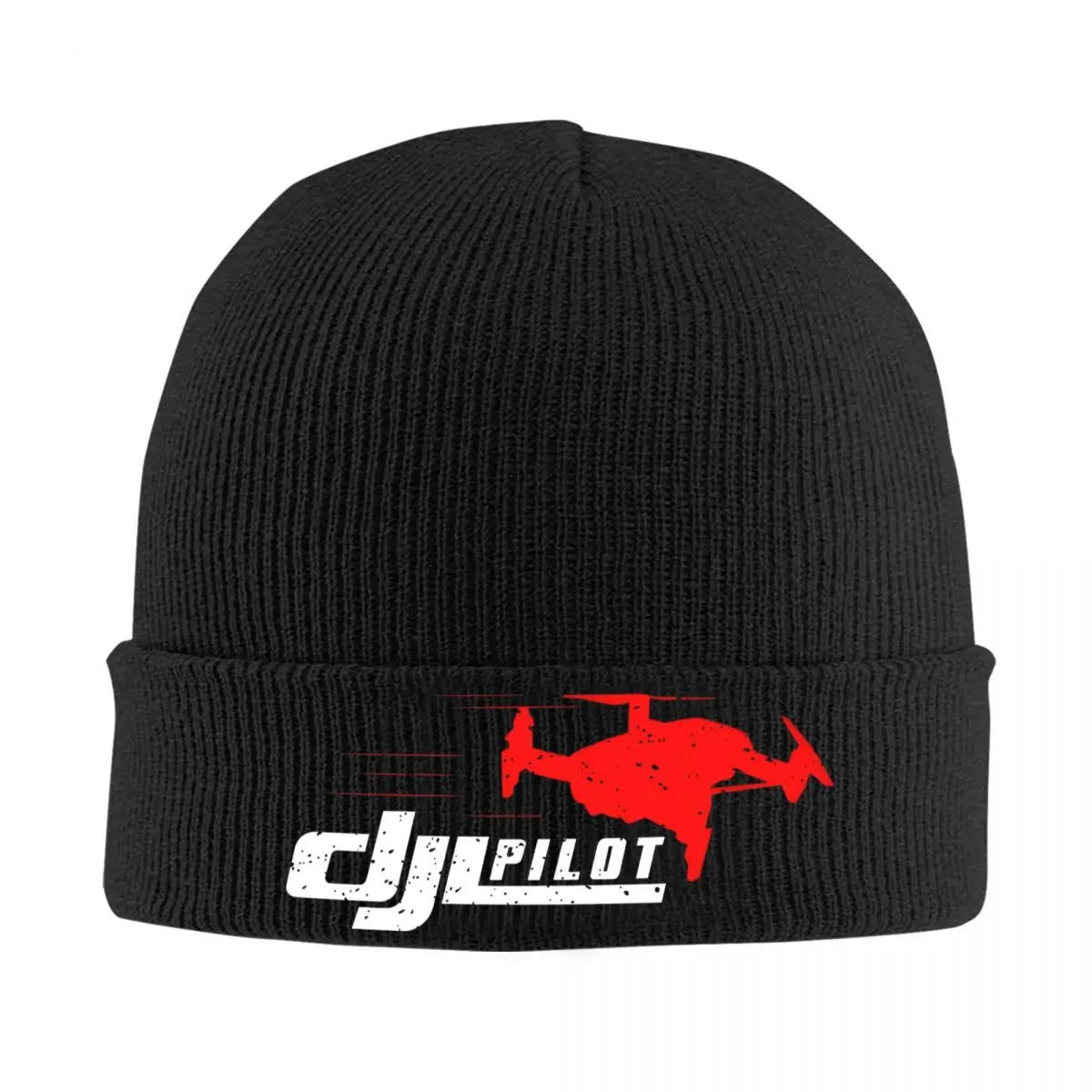 Dji Drone Pilot Knit Hat Beanies Autumn Winter Hats Warm Street Caps Men Women