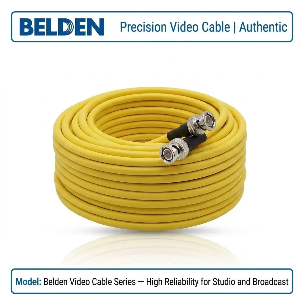 Original New Belden 1505A Coaxial Cable 75 Ohm RG-59/U 20 AWG Solid BC 6G-SDI HD-SDI Digital Video Cable 305m