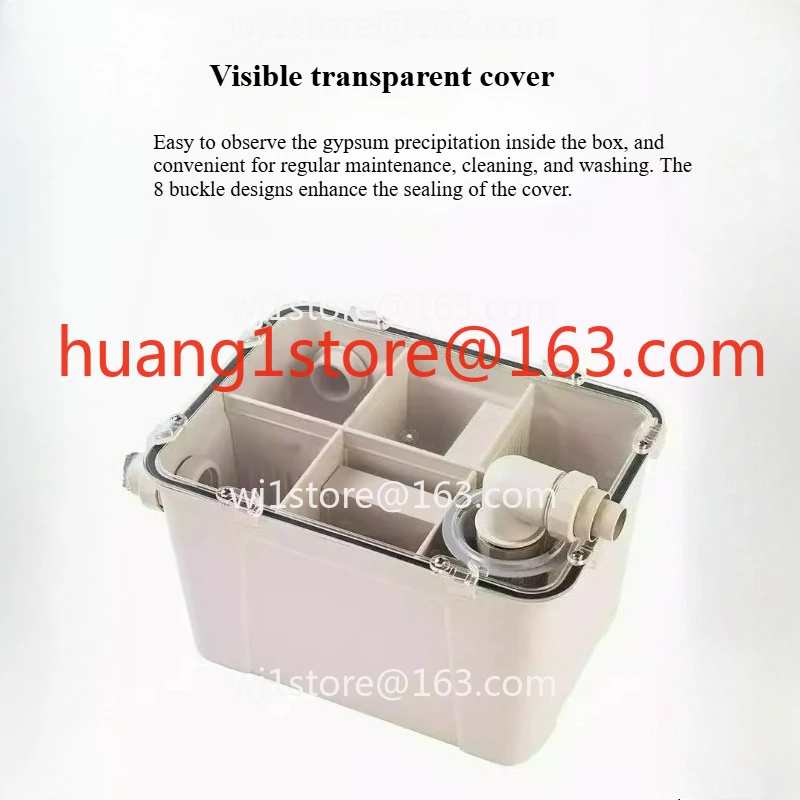 Gypsum filter technician Gypsum sedimentation tank Kitchen cleaning tray cleaning tank Filter box