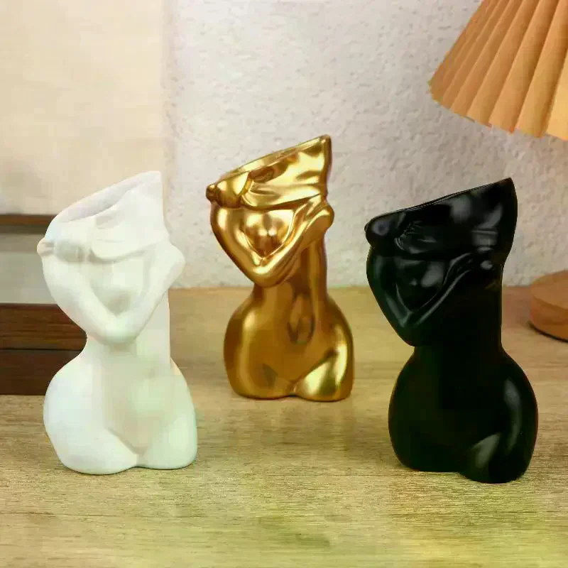 Body Vase Feminine Form Body Shape Vase Decorative Body Statue Unique Female Body Vase Women's Body Vase