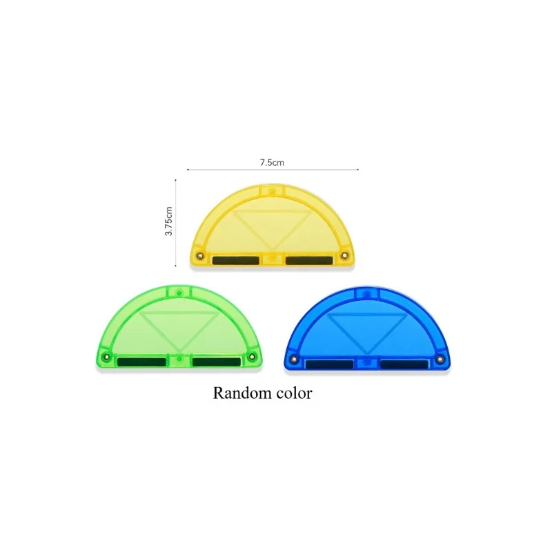 H10 Large Colored Window Magnetic Piece Educational Toy Supplement Loose Piece  Build Building Block