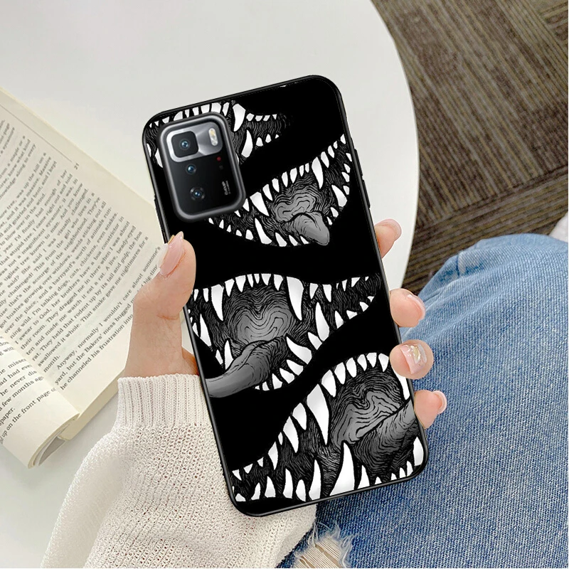 Phone Case For Xiaomi Redmi note 13 12S 12 Pro 11S 11 10 Pro 10S Redmi 10 13C 9C 10C Junji Ito manga Case