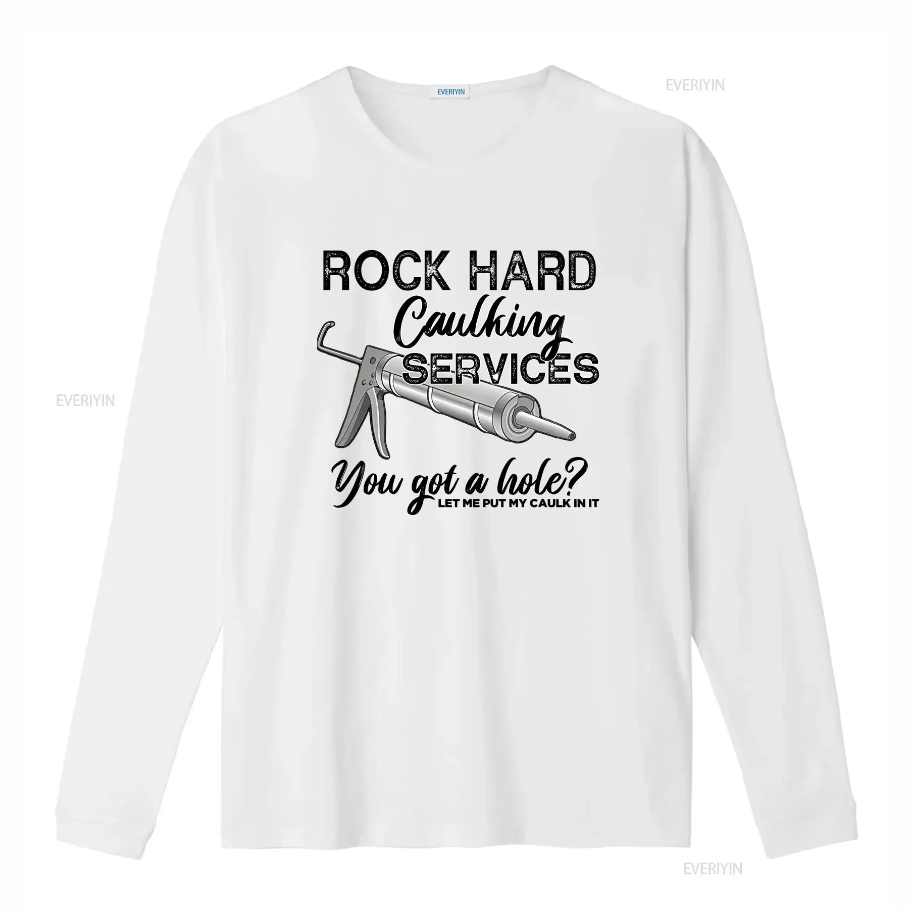 Rock Hard Caulking Services Retro T Shirt Inappropriate Dank Meme Weird Funny Offensive Humor Unfiltered vintage Washed