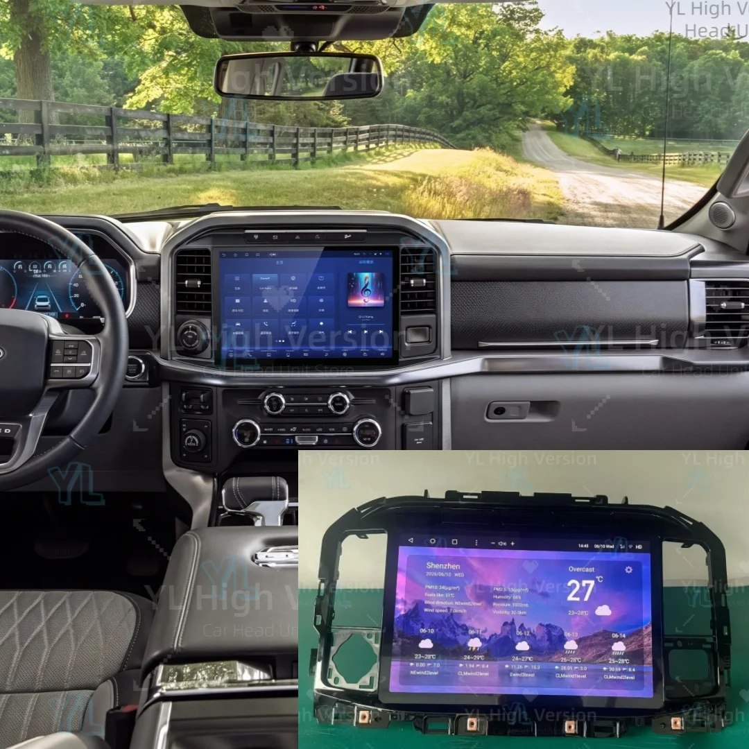 New Model 13.1INCH Android 13 Car Radio For Ford F150 2021-2025 CarPlay GPS Navigation MultiMedia Video Player WIFI 4G Head Unit