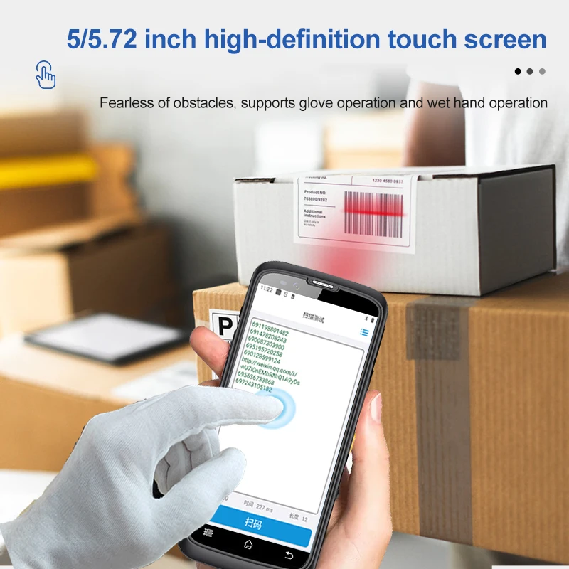 Cenava Android 12 Terminal portable empreinte digitale NFC 4g Lte WIFI avec Pda anti-poussière octa-core