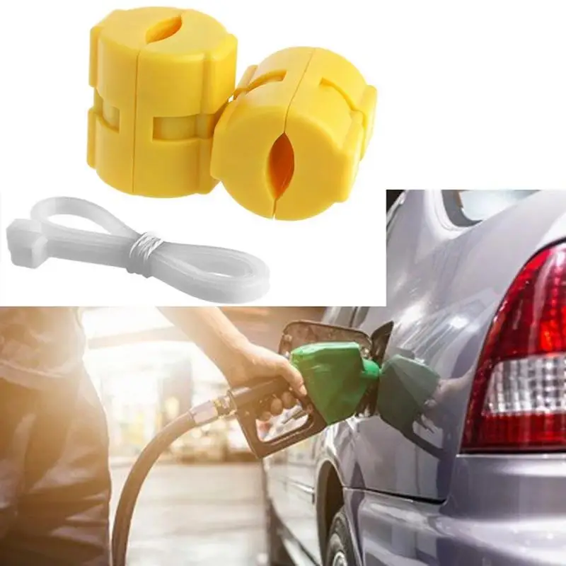 2pcs Fuel Economizer Magnetic Fuel Oil Gas Saver Saving Vehicle with Tightening Belt Reduce Emission car accessories