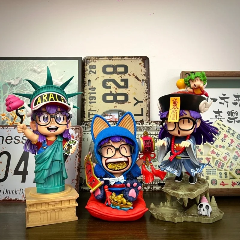 

Dr. Slump Anime Figure Arale Figures Wealrh God Figurine Cute Girl Gk Statue Model Doll Collection Room Birthday Gifts Toy