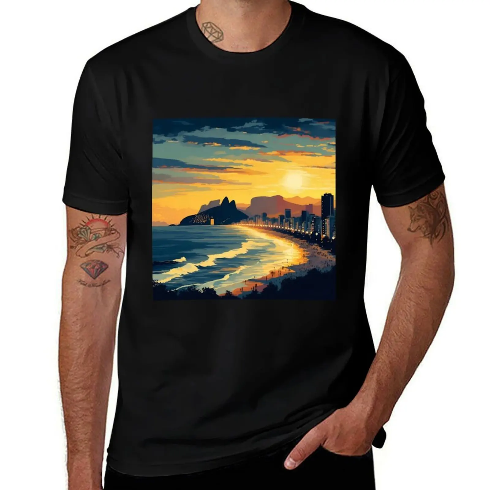 

Rio de Janeiro T-Shirt gifts for boyfriend vintage blue archive Men's t-shirt