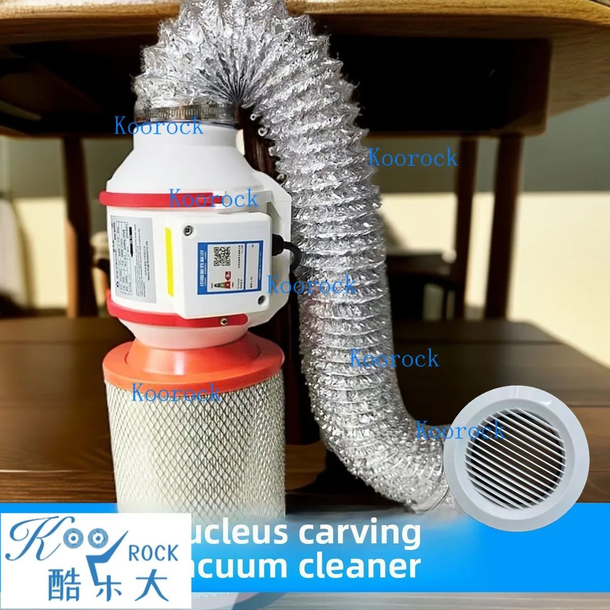 New Nail Dust Collector Powerful Suction Quiet Desktop Carving Vacuum for Wood Engraving