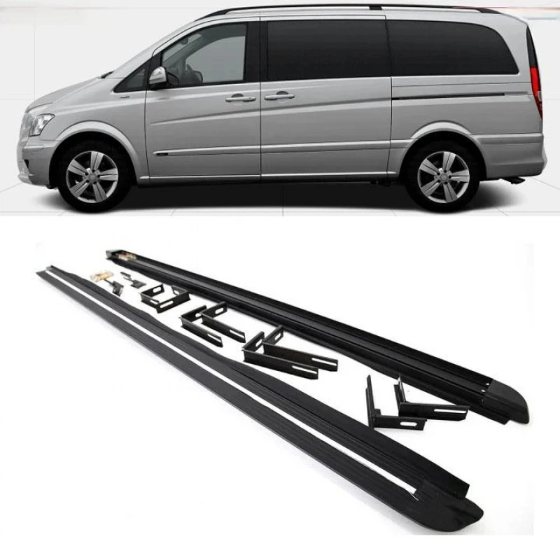 Suitable Custom Running Boards Side Step Viano 2014 Long Wheel Base
