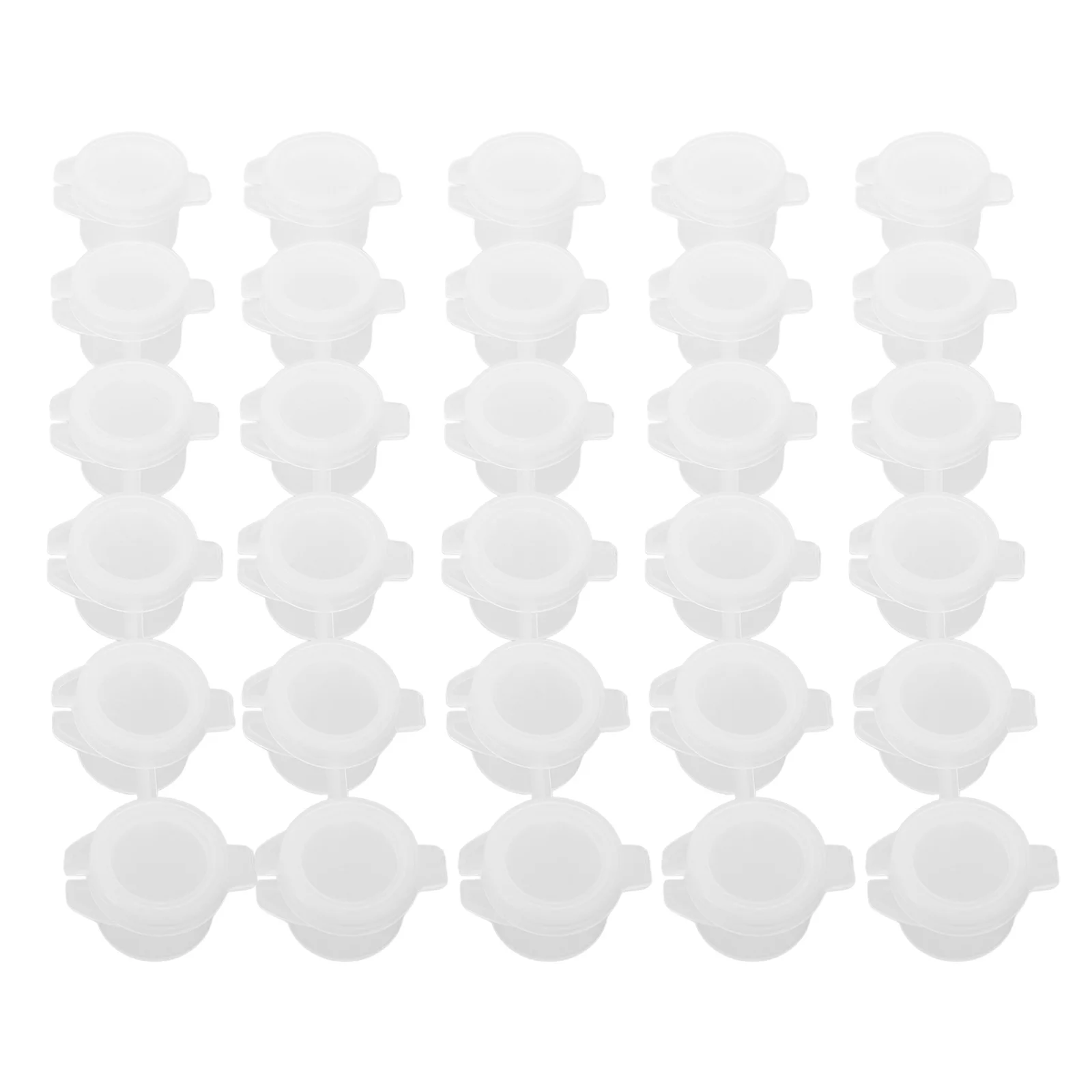 

Empty Paint Pots 30 pcs 180 Units Plastic Paint Cup Containers with Lids for Classroom Art Festival Painting Storage