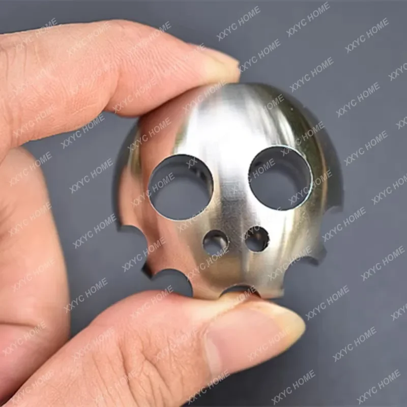 304 Stainless Steel Skull Pen Holder Office Desk Personalized Pen Holder Calligraphy and Painting Paperweight Ornament