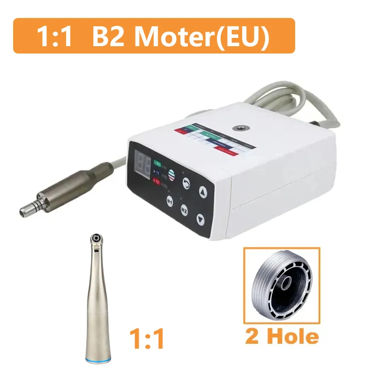EYY Tandheelkundige Klinische Borstelloze Elektrische Motor 1-1/1-5 Glasvezel LED Contra Hoek Tandarts Micromotor E-generator Tanden Polijstmachine