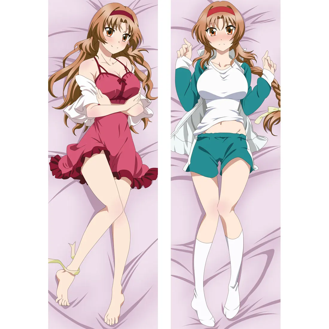 Anime D-Fragments Pillowcase Japanese Dakimakura Cover Waifu Hugging Body Decorative Pillow Cover Shibasaki Roka Cushion