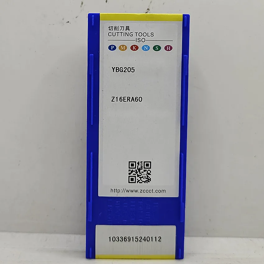 

Z16ERA60 YBG205/Z16IRA60 YBG205/Z16ERA55 YBG205/Z16IRA55 YBG205/Z16ELA60 YBG205 ZCC.CT CNC blade carbide inserts Thread inserts