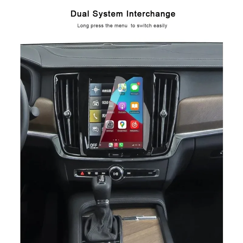 2025Other Auto Electronics Carplay Android Auto Беспроводной адаптер интерфейса Carplay для V60 2021