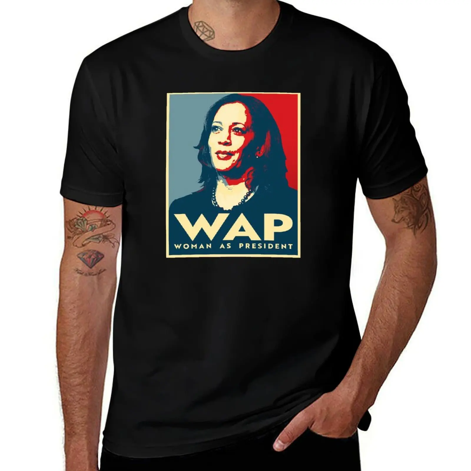 WAP: Woman As President T-Shirt Quick Dry Sports Short Sleeve Tee