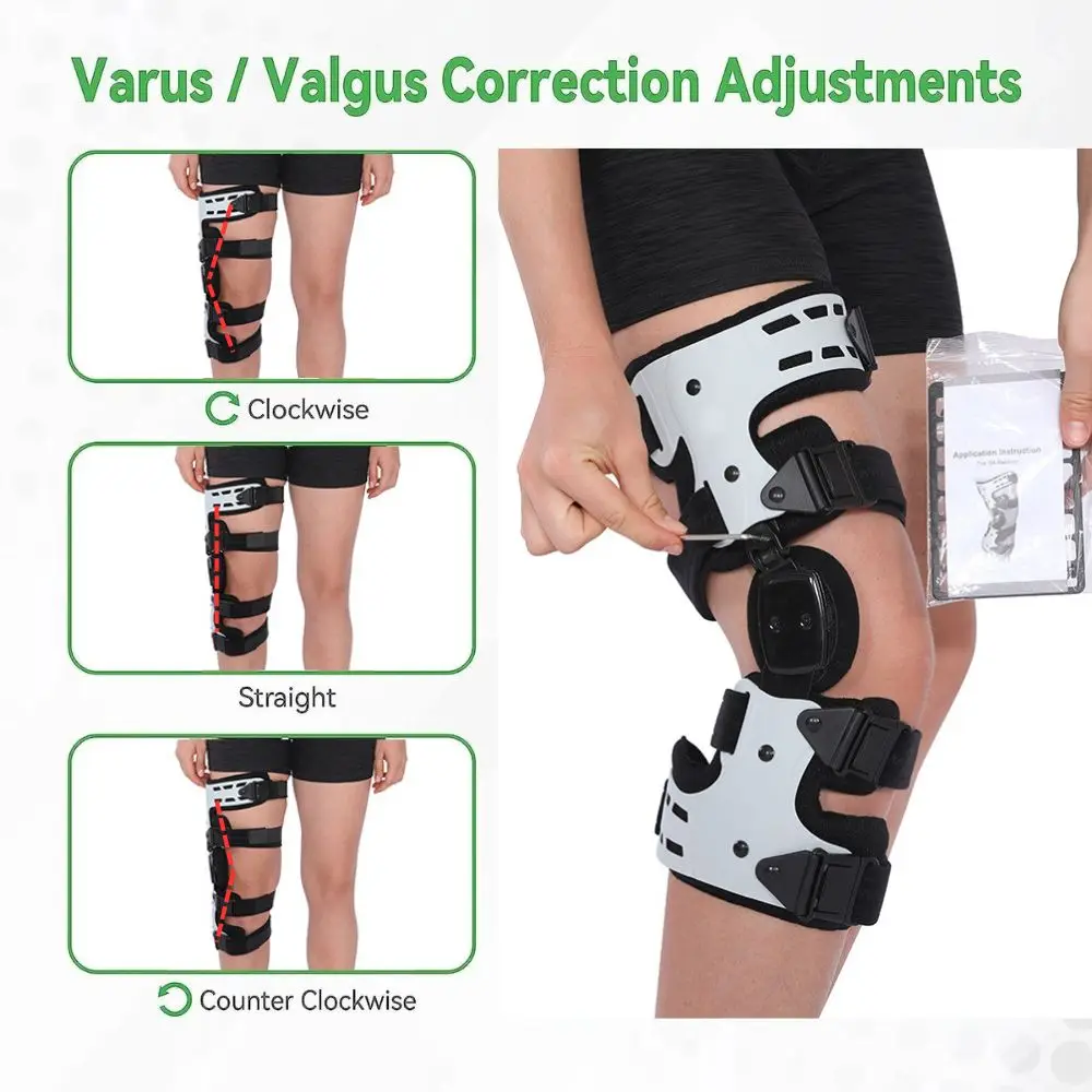 OA Unloader Knee Brace for Osteoarthritis, Cartilage Repair, Bone on Bone Knee Joint Pain, Lateral Degeneration Knee Support