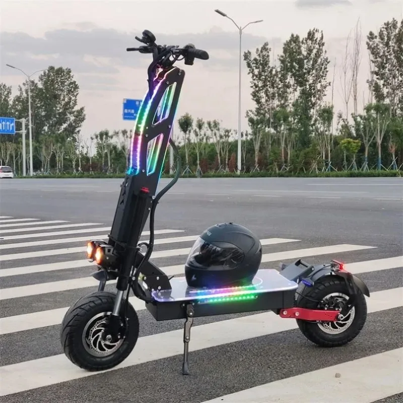 ANDUUK AM-13 New Arrival Two Wheels Kick Scooter 100 Km Long Distance Street Legal Moped Scooter For Adults