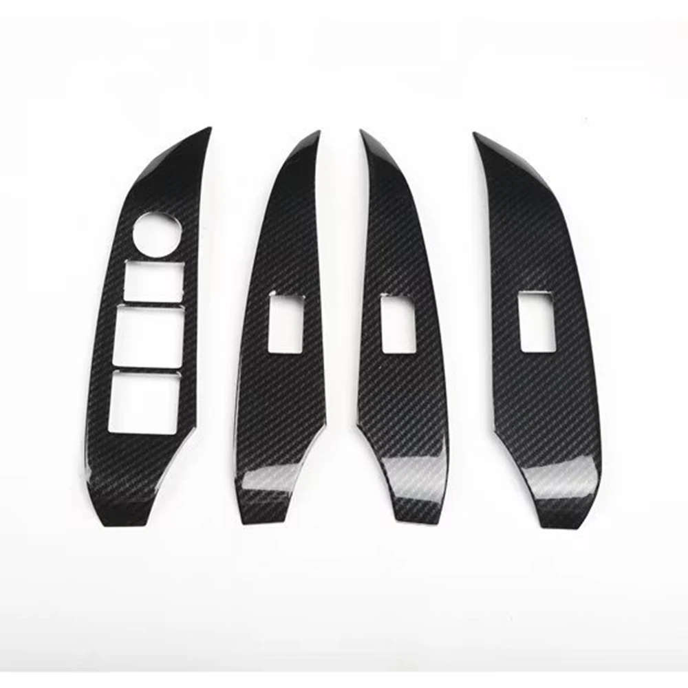 

For Mazda CX-4 2016-2018 Left Hand Drive Car Door Armrest Window Lift Switch Panel Cover Trim Styling Interior Auto Moldings