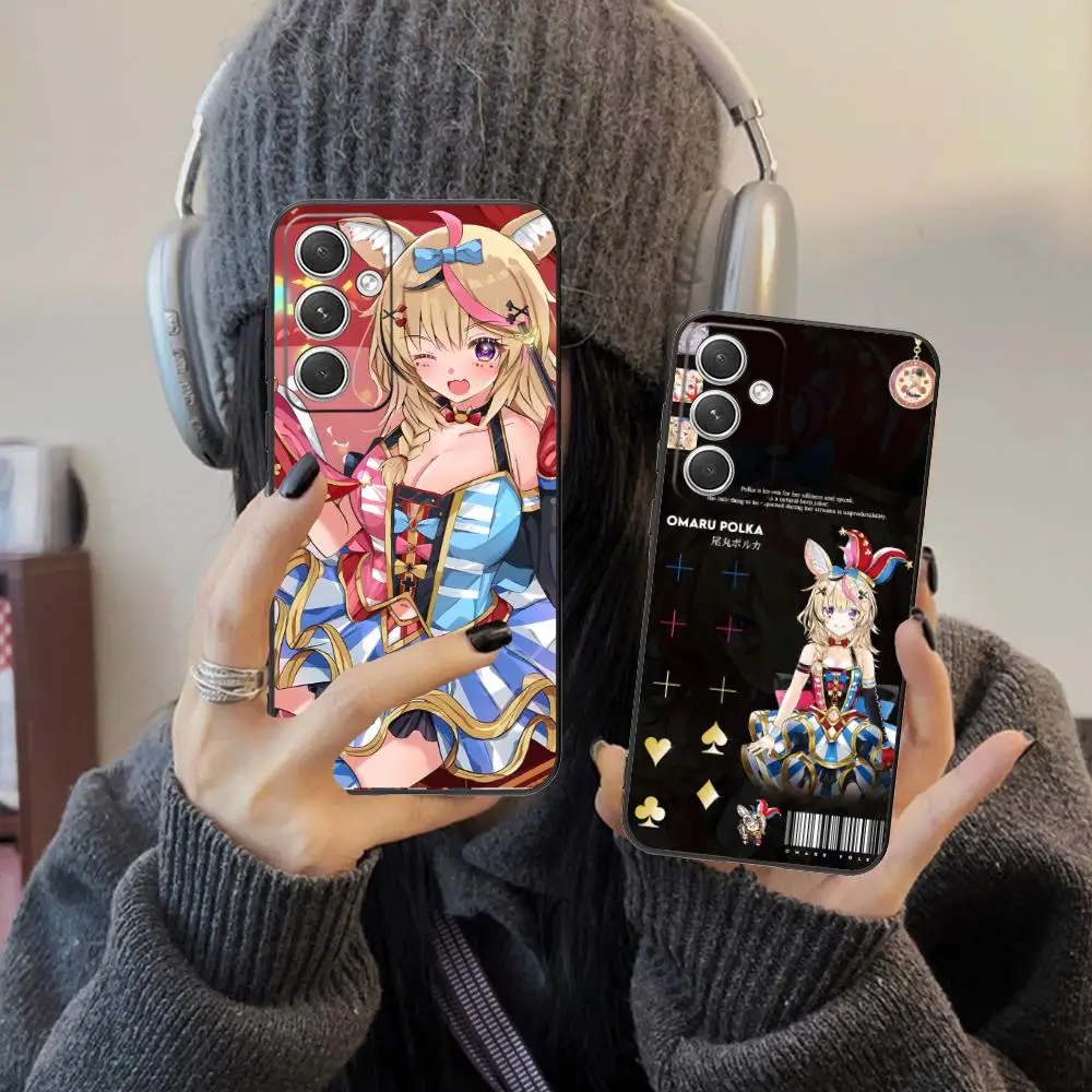 

Anime Omaru Polka Phone Case for Samsung Galaxy S25 S24 S23 S22 S21 S20 S10 S9 Plus FE Ultra Lite Black Smartphone Cellphones